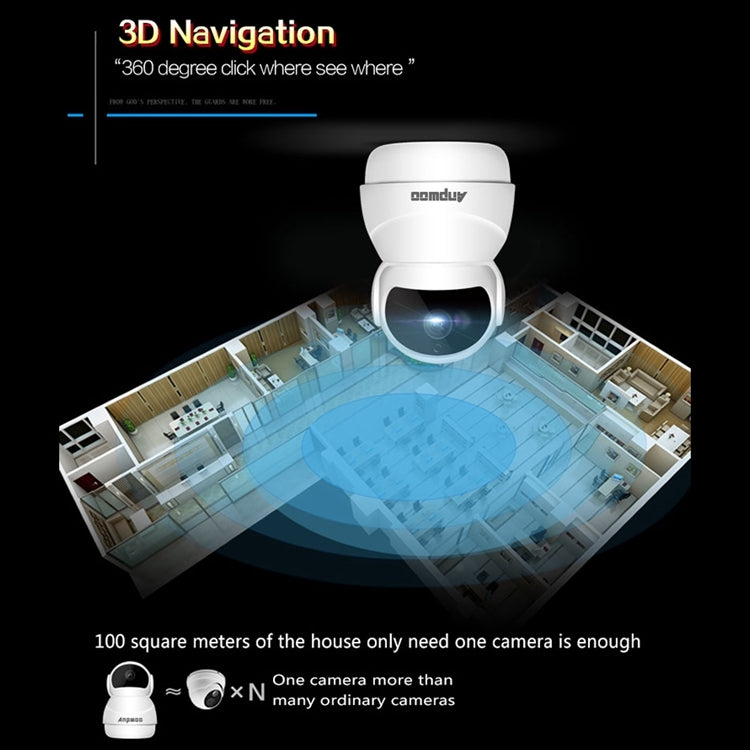 Anpwoo Warrior GM8135+SC2145 1080P HD WiFi IP Camera, Support Motion Detection & Infrared Night Vision & TF Card(Max 128GB), Warrior Anpwoo Warrior GM8135+SC2145 1080P HD WiFi IP Camera, Support Motion Detection & Infrared Night Vision & TF Card(Max 128GB), Warrior
